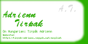 adrienn tirpak business card
